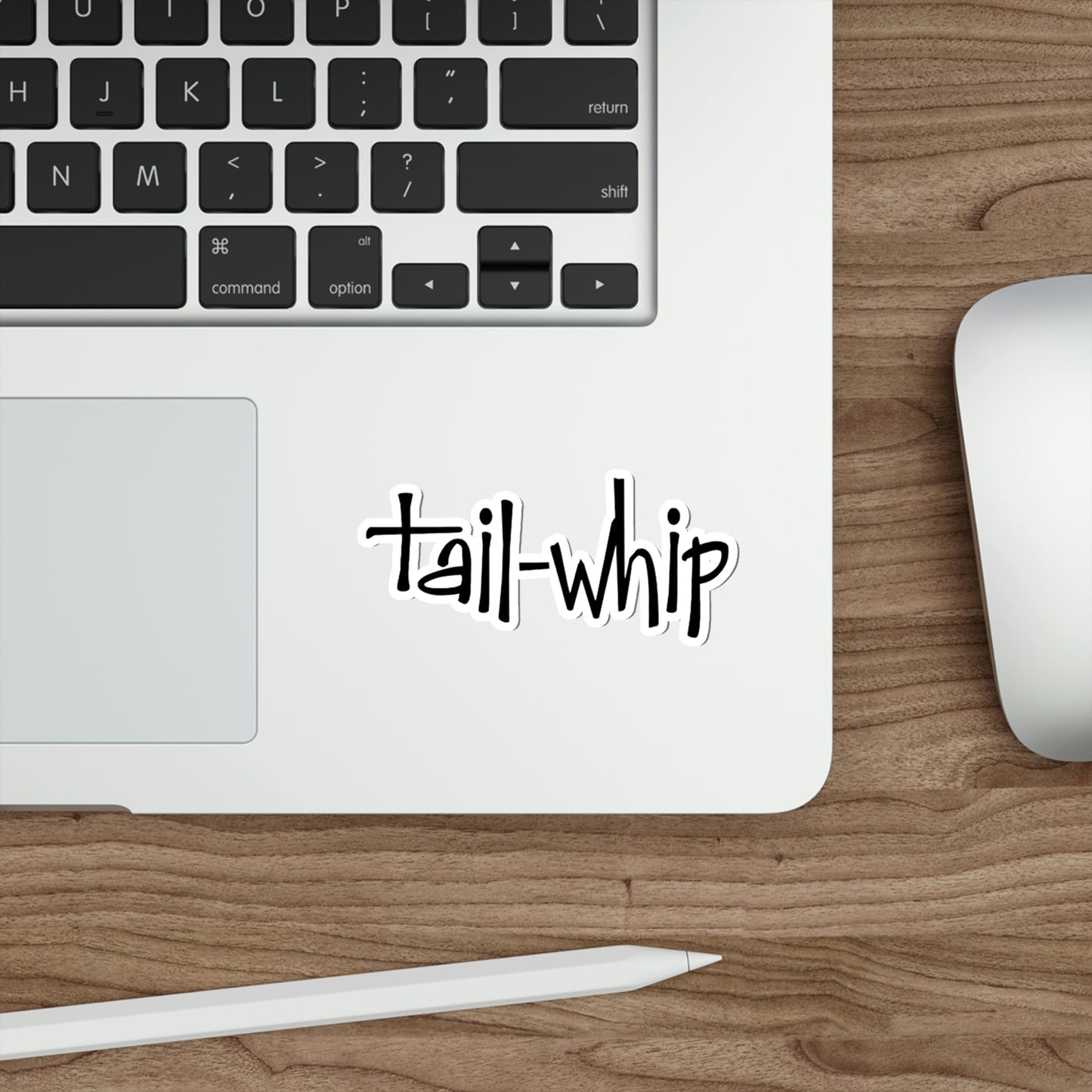 Tail-whip Logo Die-Cut Sticker