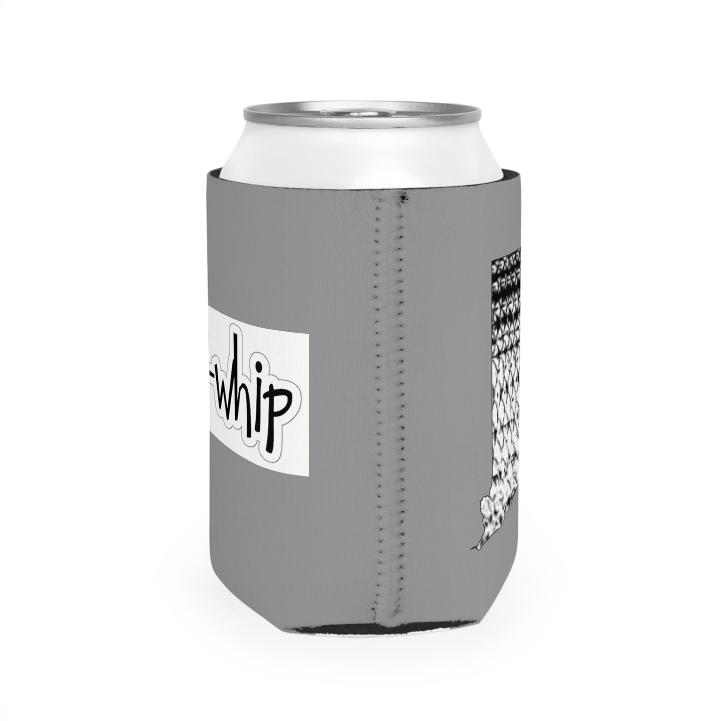 Tail-Whip Rhode Island Striper Skin Can Cooler Sleeve