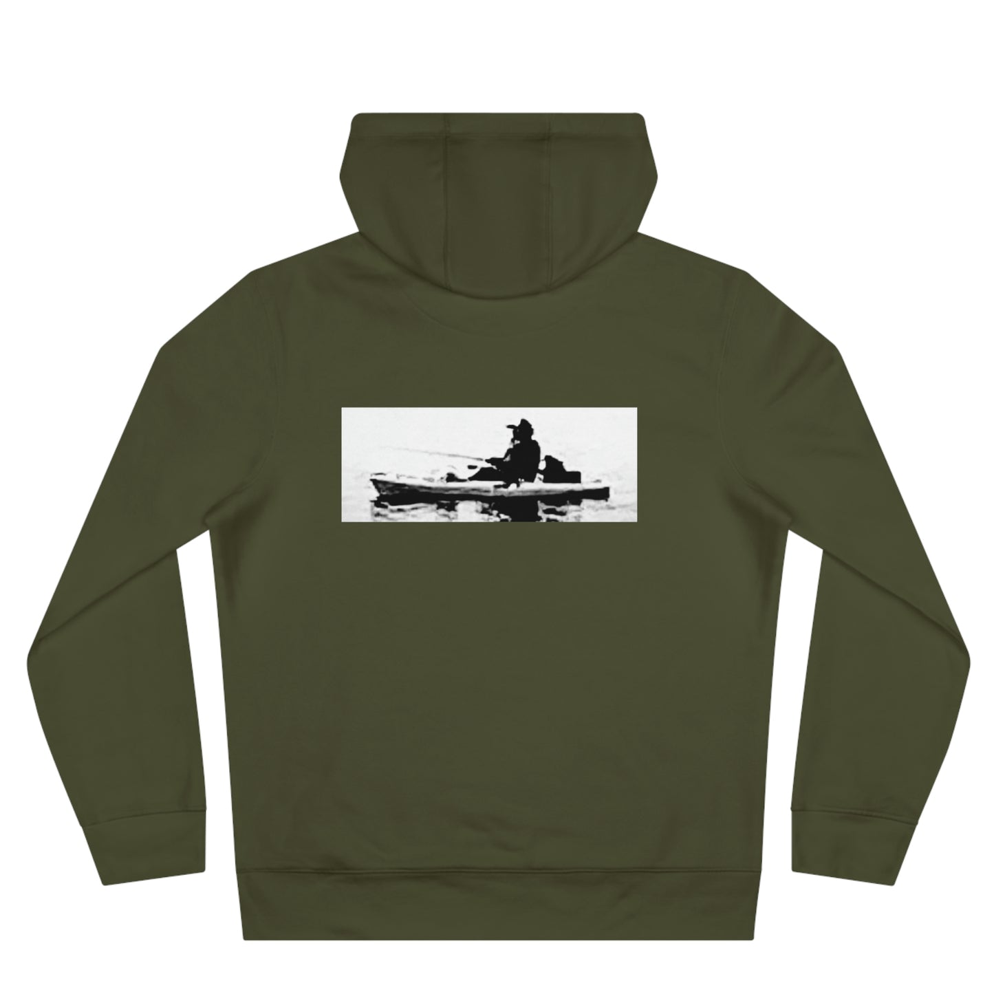 Tail-Whip Kayak Fishing King Hooded Sweatshirt