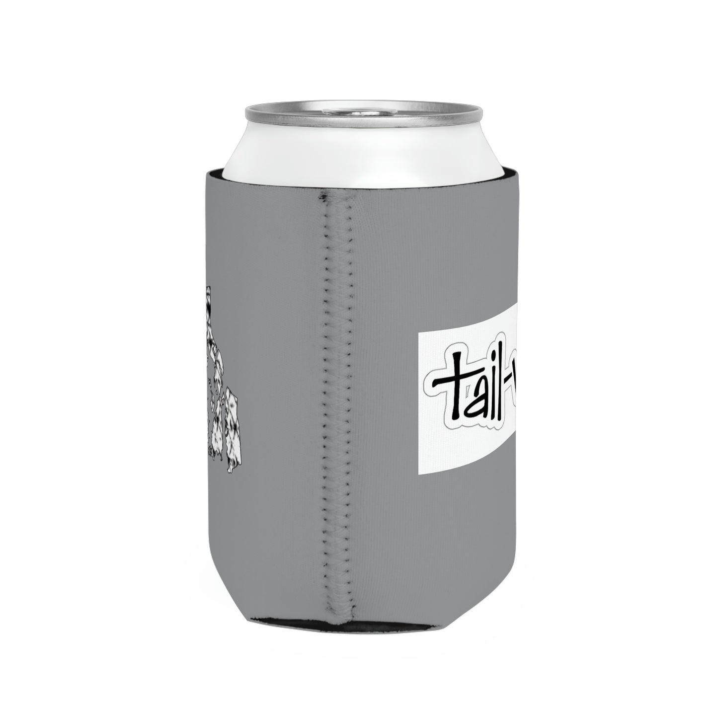 Tail-Whip Rhode Island Striper Skin Can Cooler Sleeve