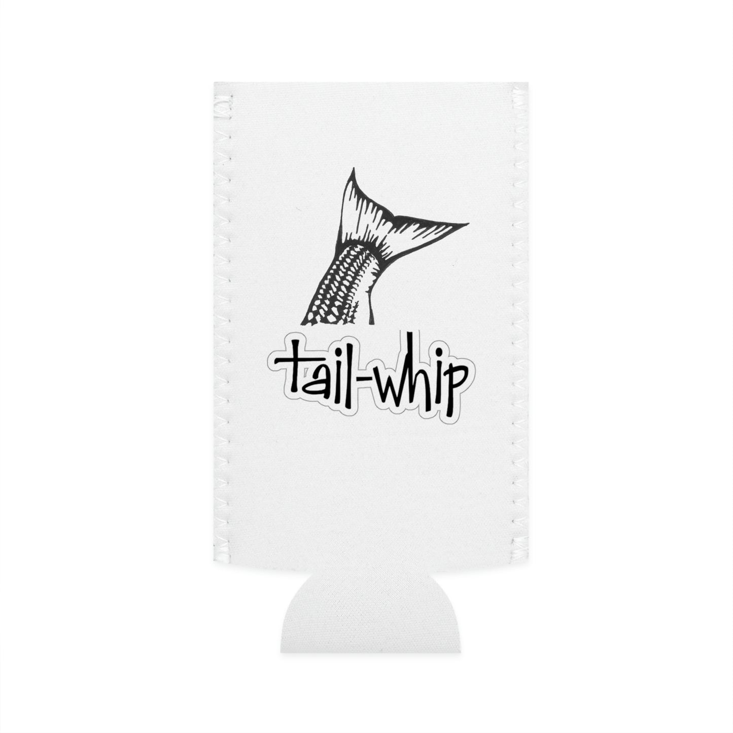 Tail-Whip Rhode Island Striper Skin Slim Can Cooler