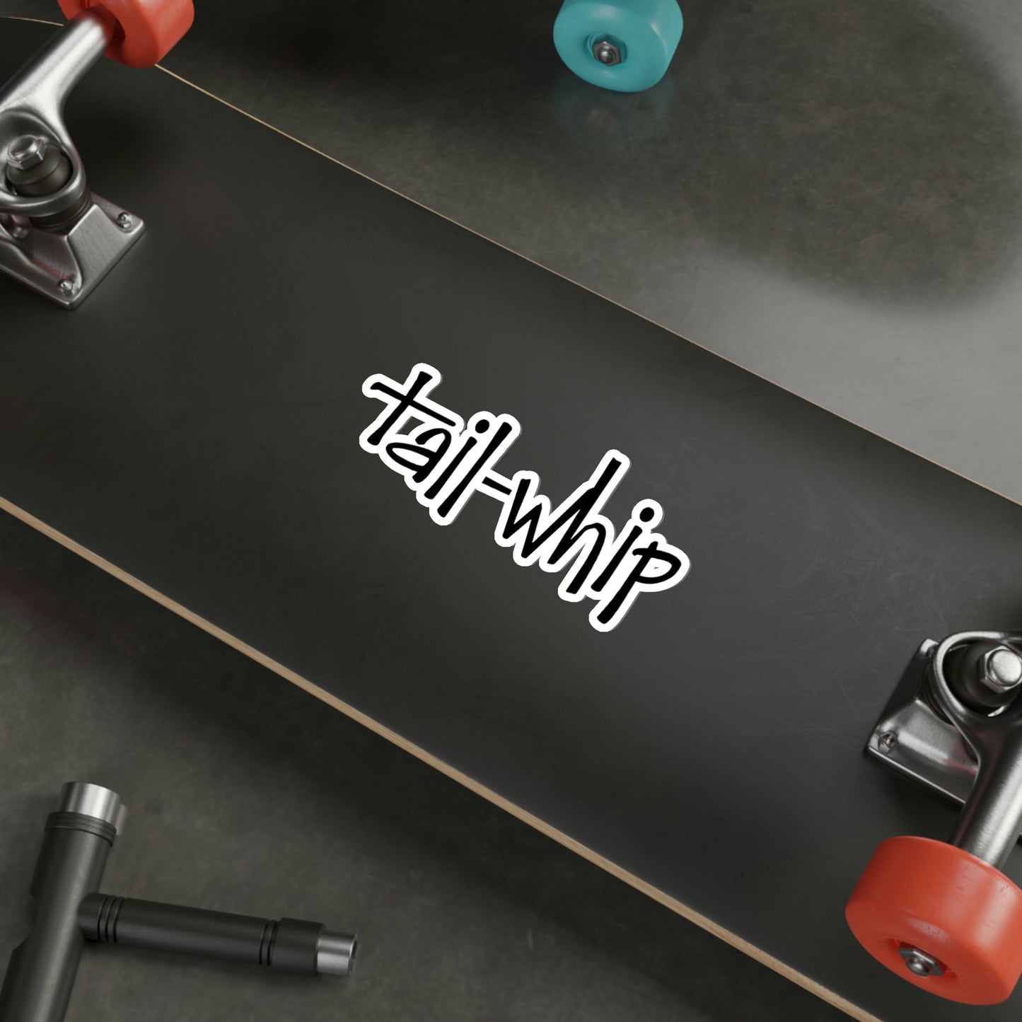 Tail-whip Logo Die-Cut Sticker