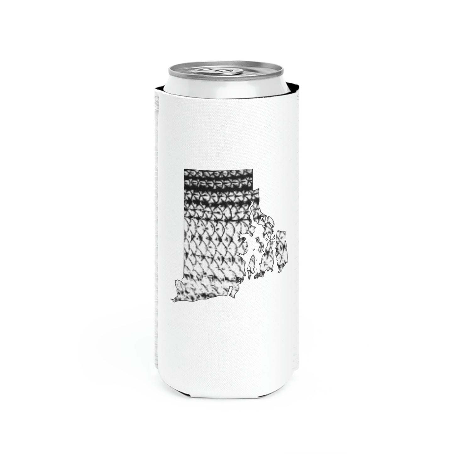 Tail-Whip Rhode Island Striper Skin Slim Can Cooler