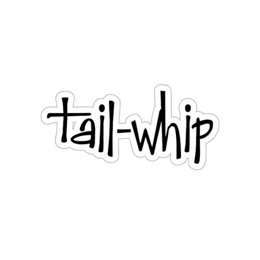 Tail-whip Logo Die-Cut Sticker