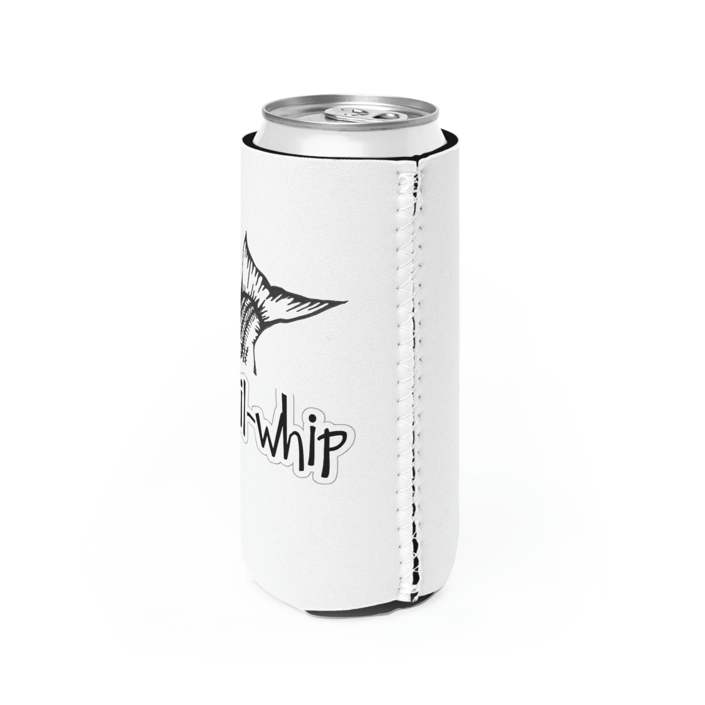 Tail-Whip Rhode Island Striper Skin Slim Can Cooler