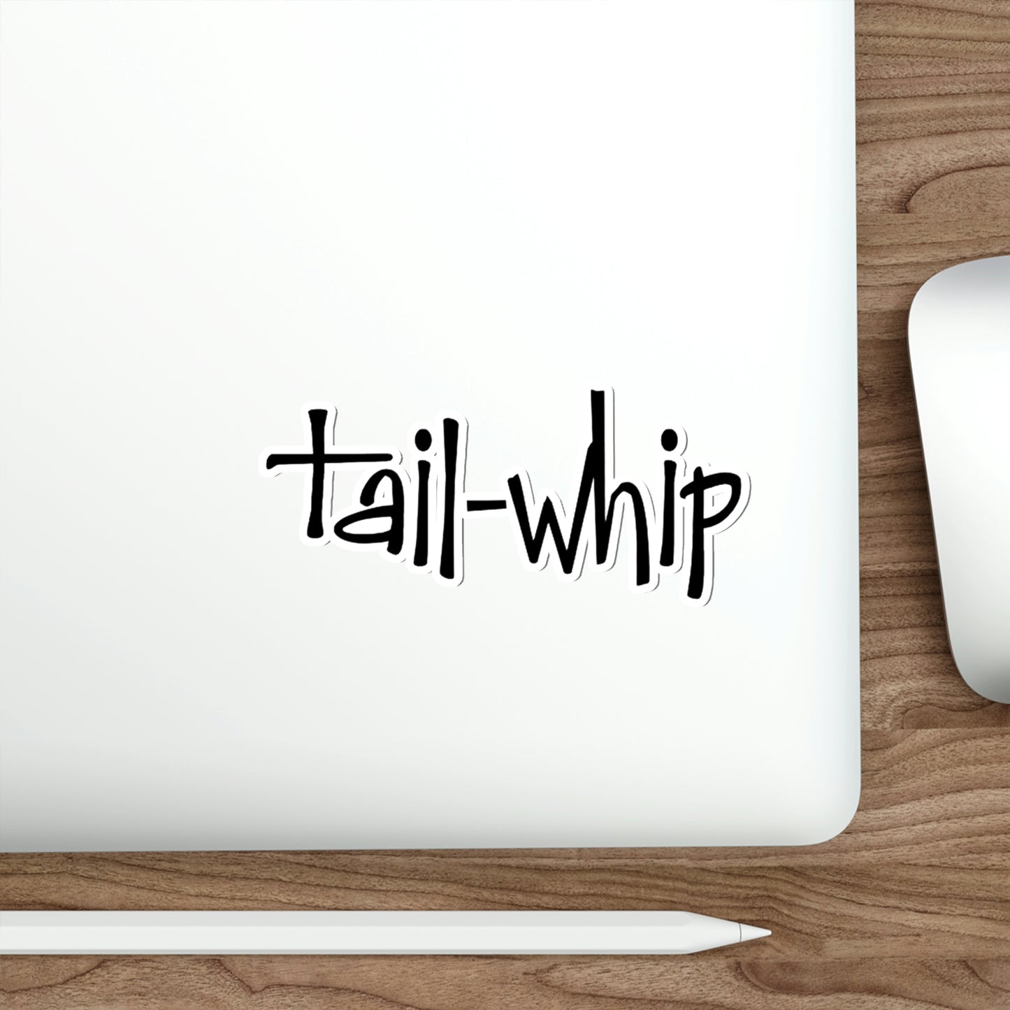 Tail-whip Logo Die-Cut Sticker