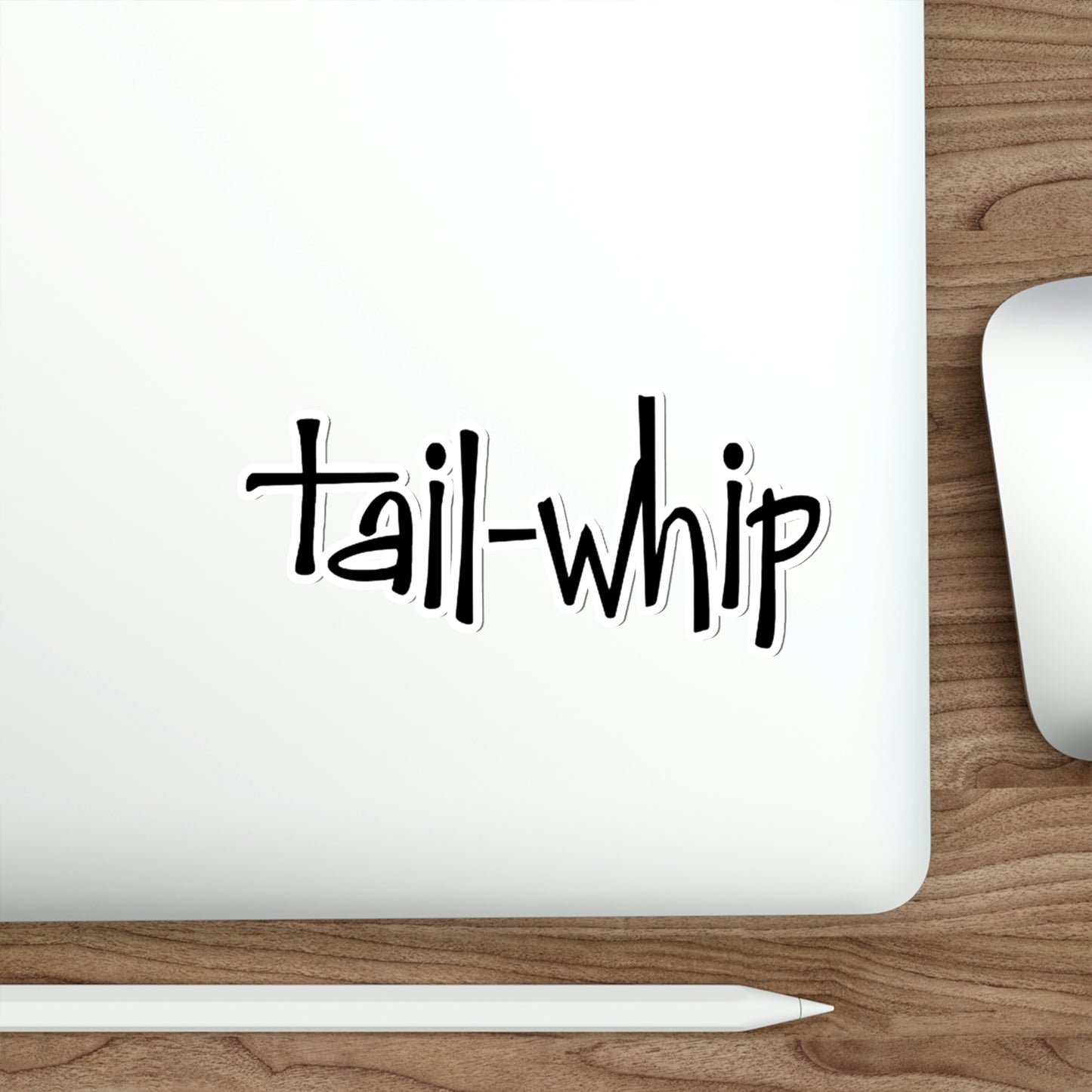 Tail-whip Logo Die-Cut Sticker